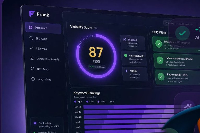 Frank dashboard